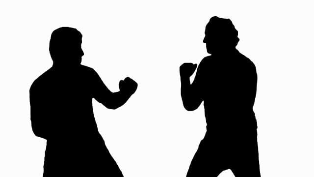 Two Men Sparring With Filipino Stick Fighting Martial Arts Stock Photo, Picture and Royalty Free Image. Image 38725338.